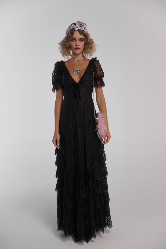 The Caviar Lace Gatsby Slip Dress