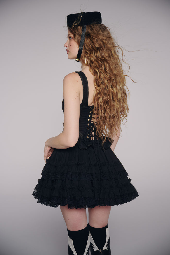 The Caviar Mini Pannier Petticoat