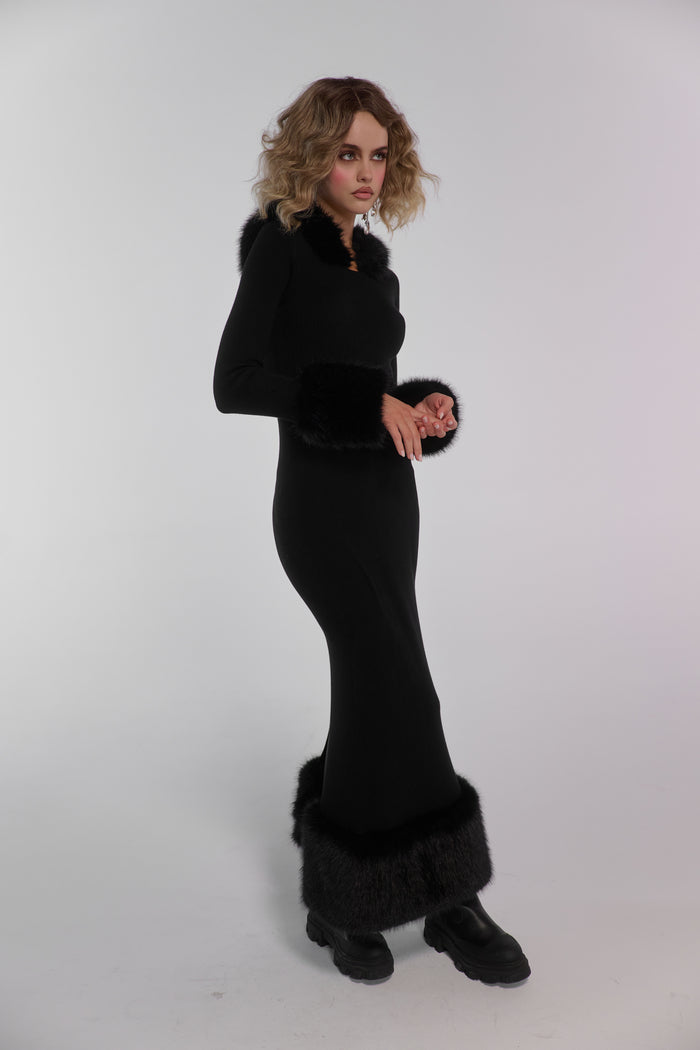 The Caviar Snowball Dress