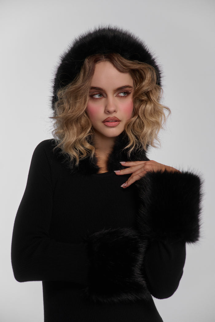 The Caviar Snowball Dress