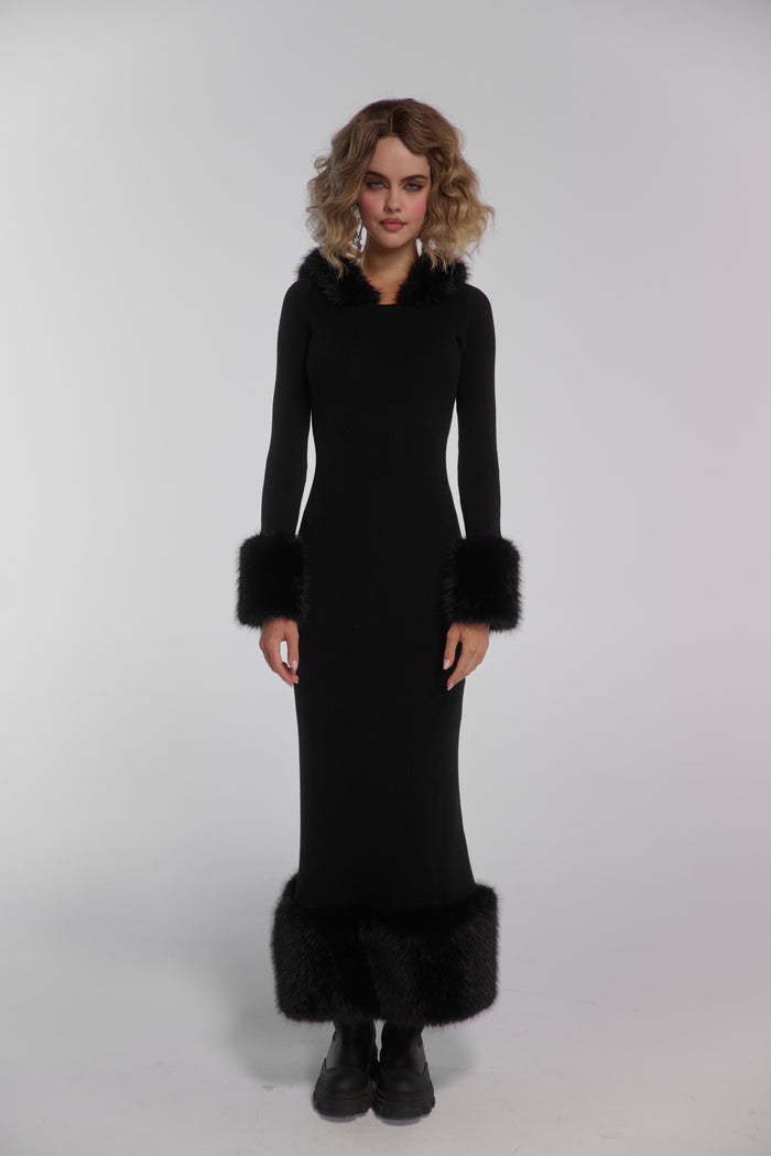 The Caviar Snowball Dress
