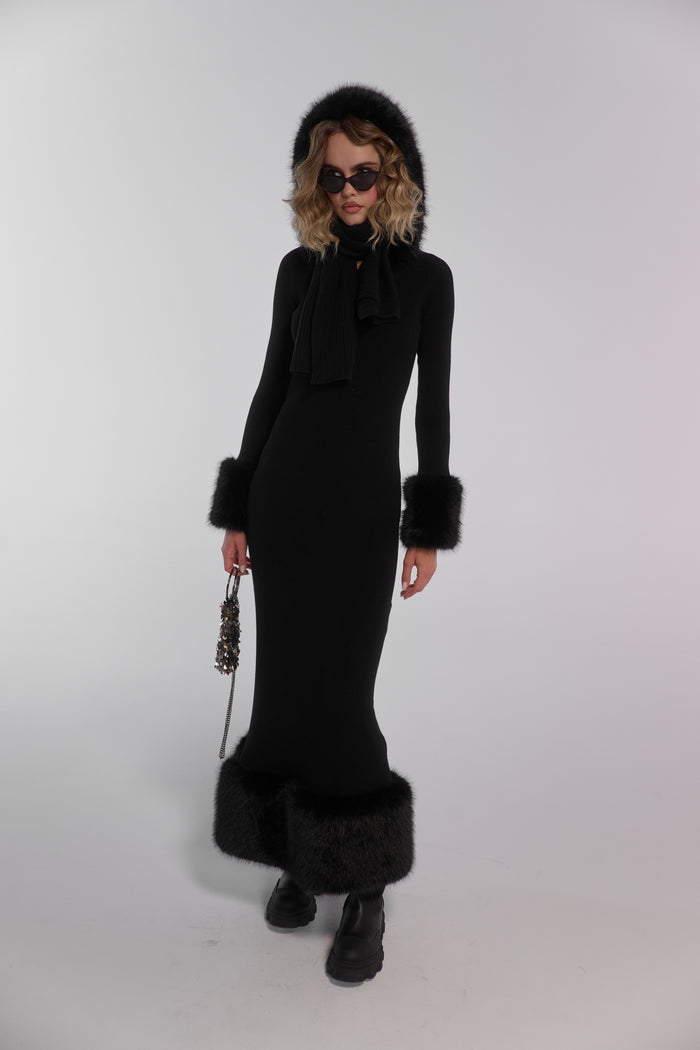 The Caviar Snowball Dress