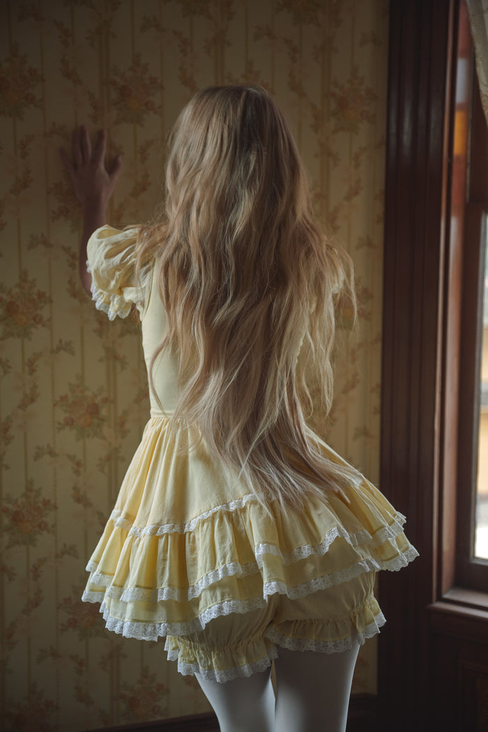 The Custard Alice Dress
