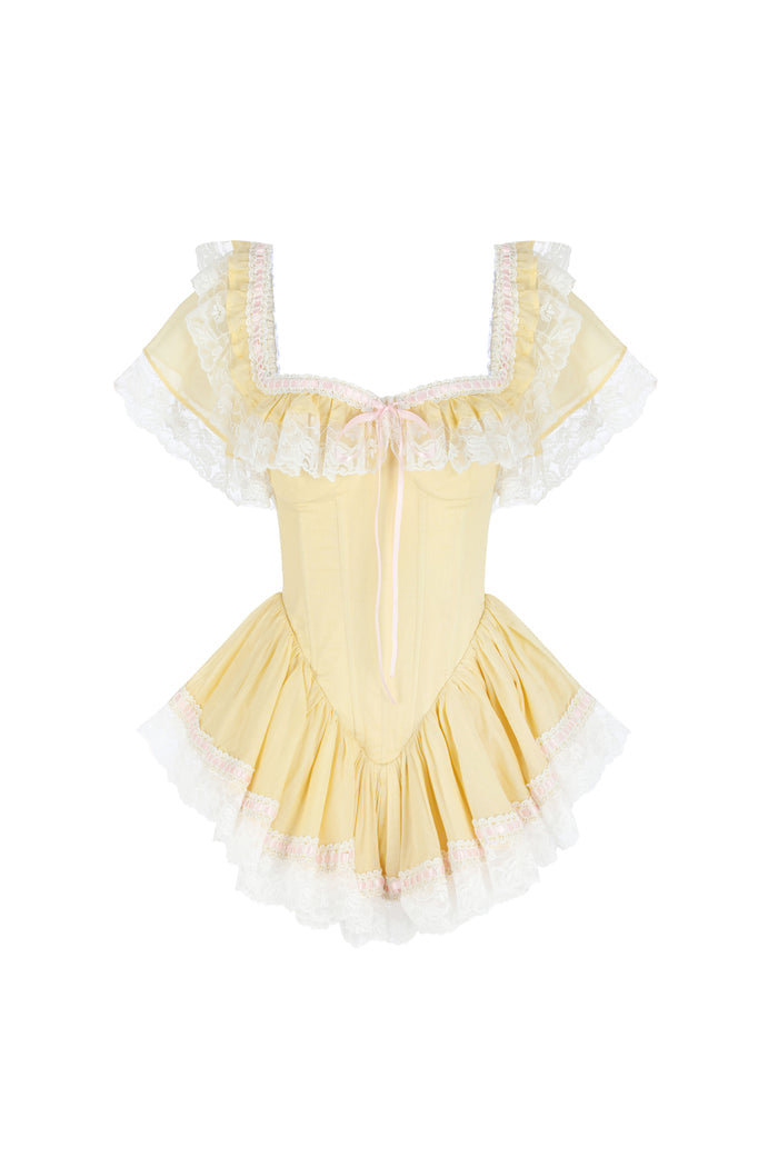 The Custard Gossamer Cupid Top