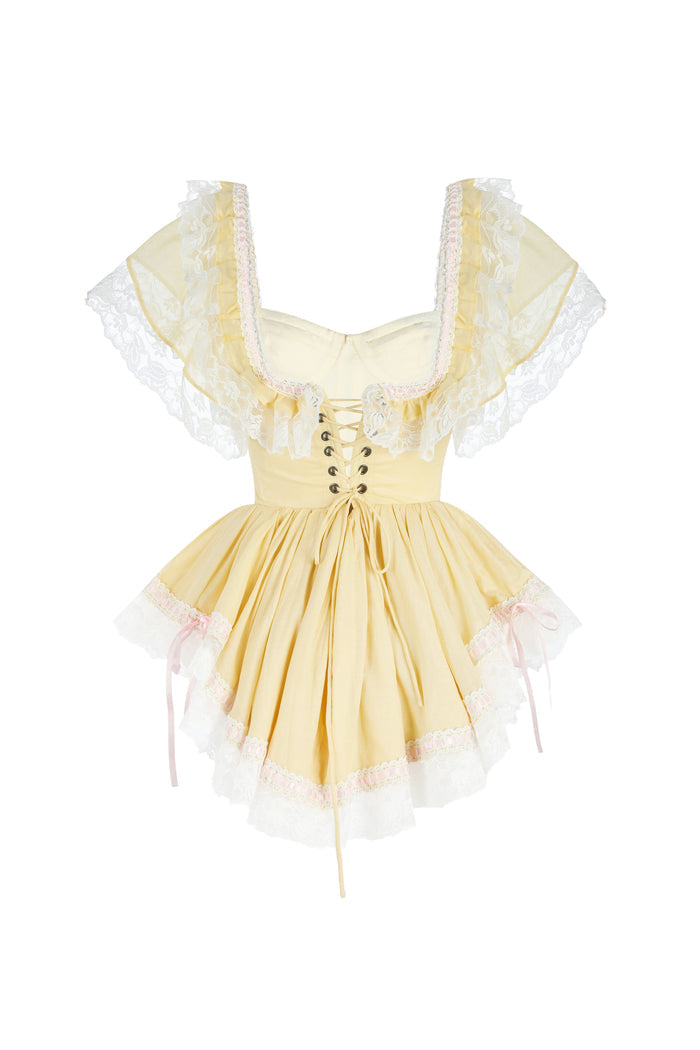 The Custard Gossamer Cupid Top
