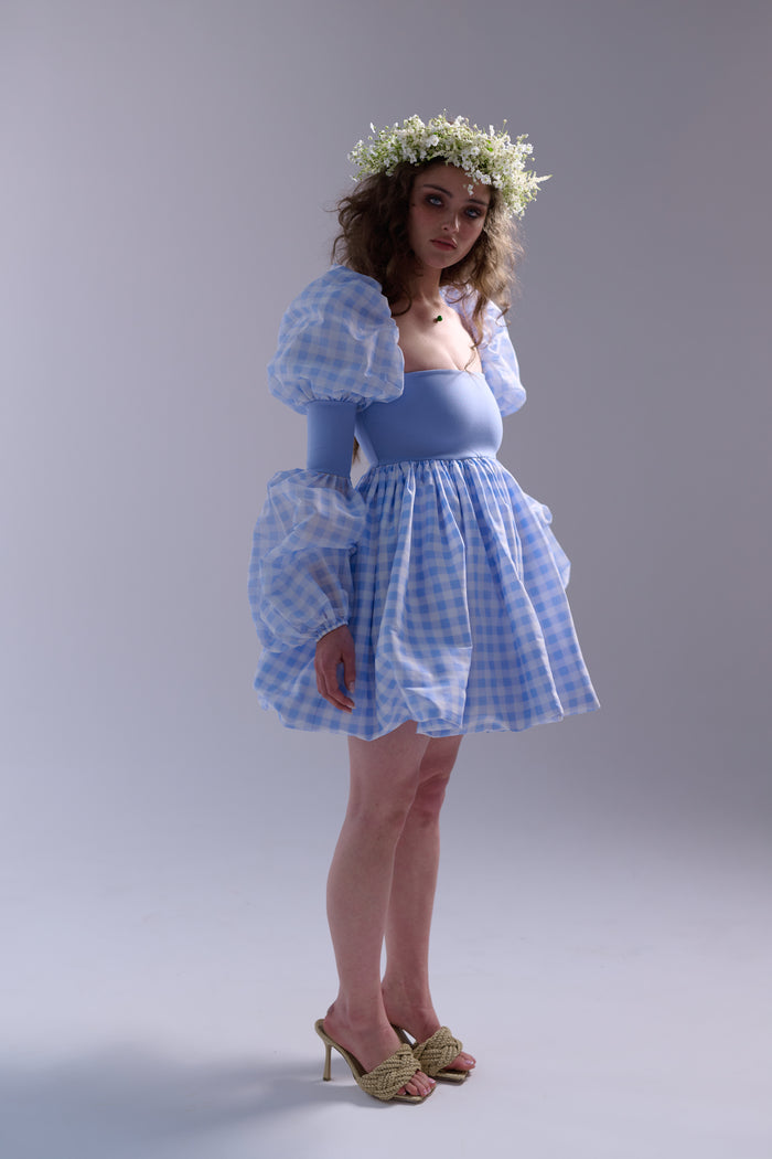 The Dairy Gingham Barre Dress
