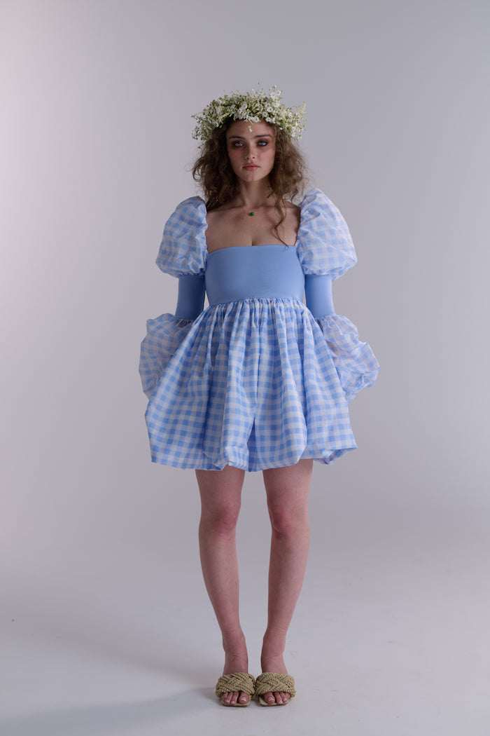 The Dairy Gingham Barre Dress