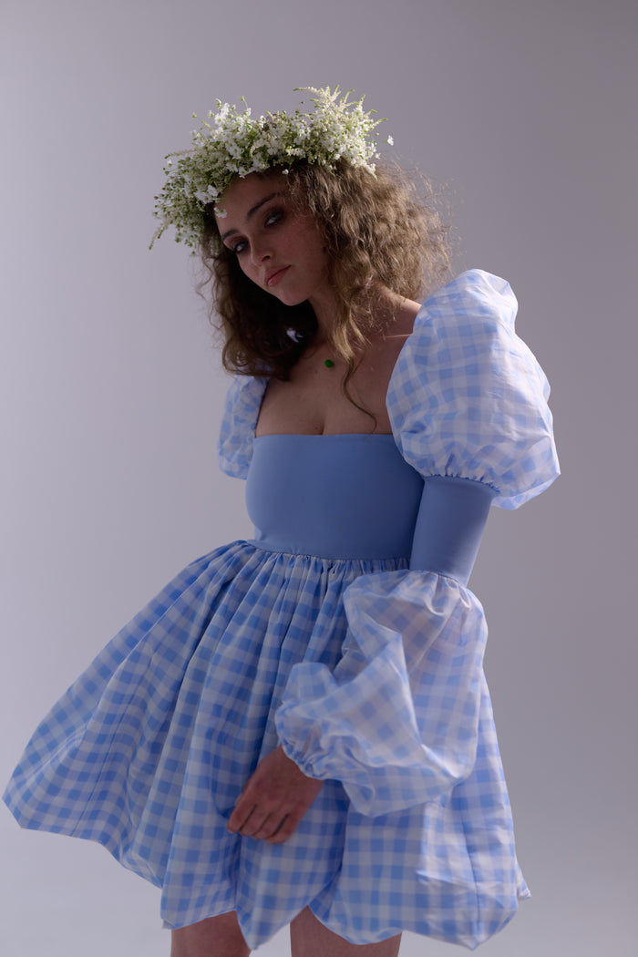 The Dairy Gingham Barre Dress