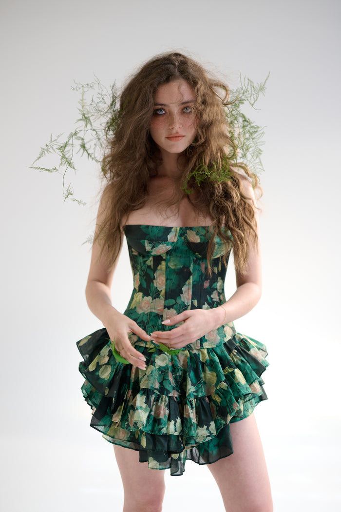 The Enchantment Silk Bustier Corset