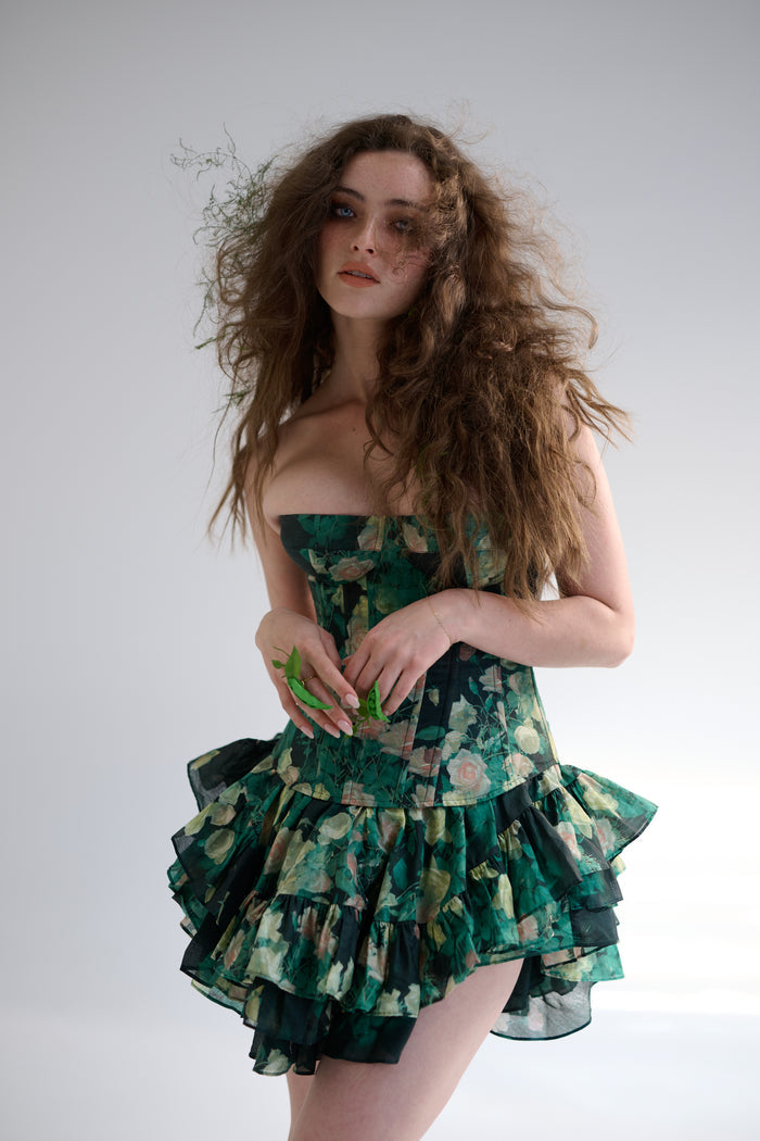 The Enchantment Silk Bustier Corset