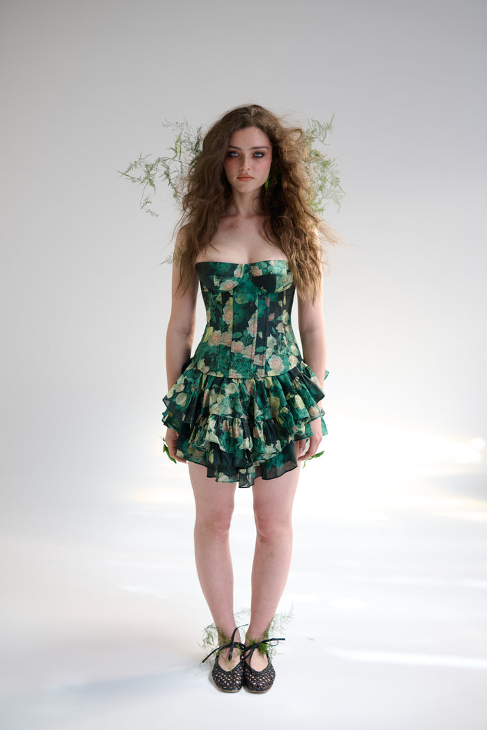 The Enchantment Silk Bustier Corset