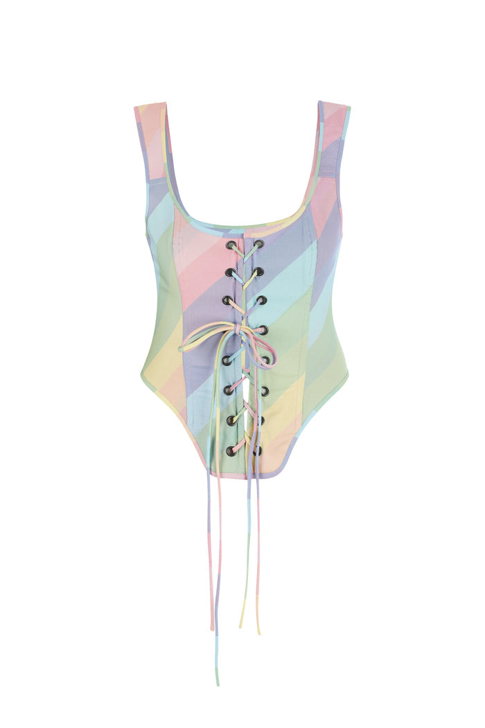The End Of The Rainbow Duchess Corset
