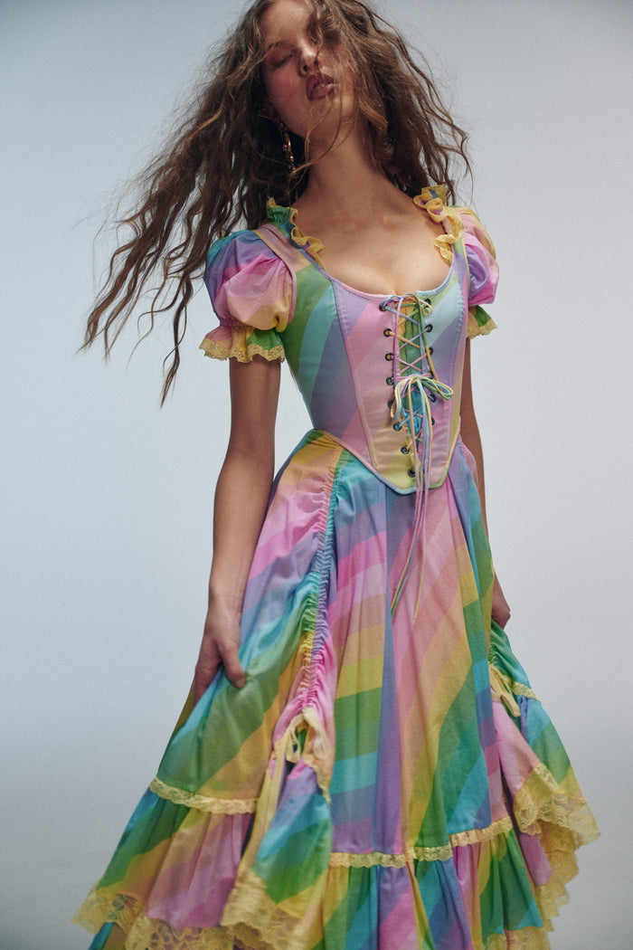 The End Of The Rainbow Duchess Corset