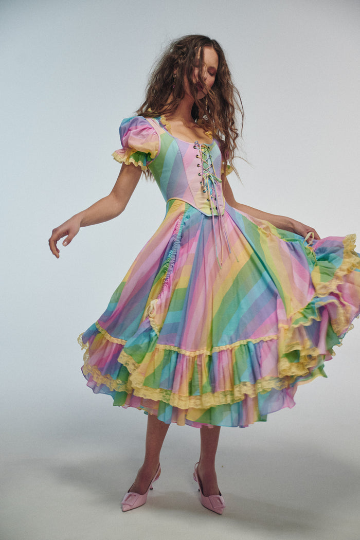 The End Of The Rainbow Duchess Corset