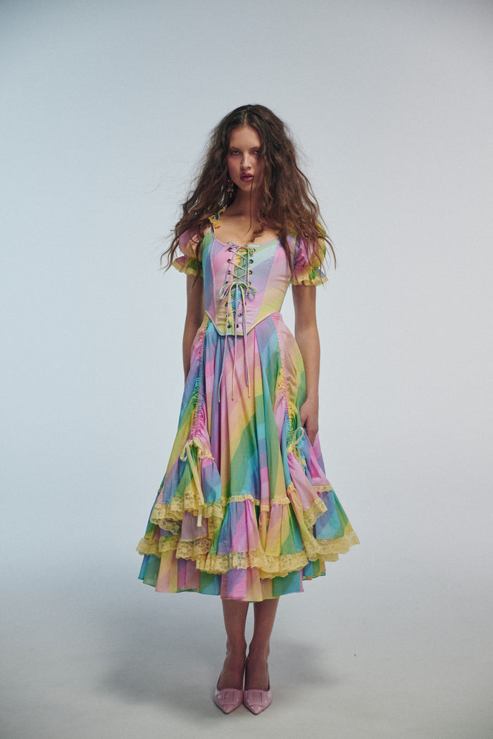 The End Of The Rainbow Duchess Corset