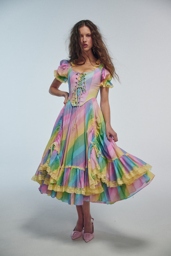 The End Of The Rainbow Duchess Corset