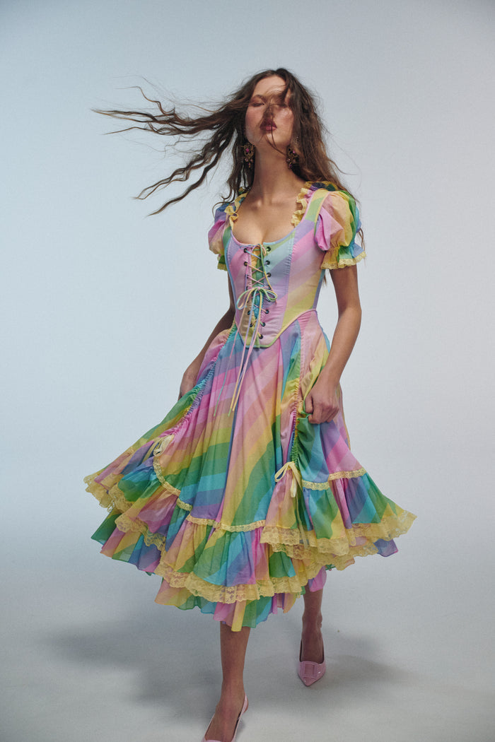 The End Of The Rainbow Duchess Corset