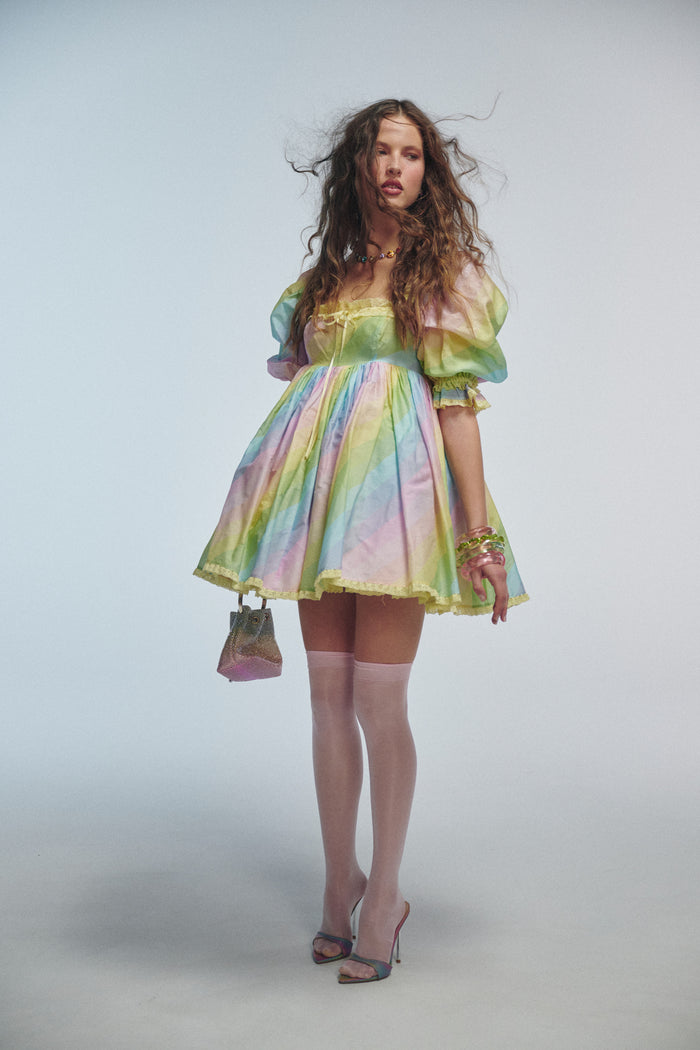 The End Of The Rainbow Gossamer Puff Dress