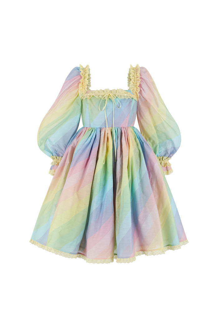 The End Of The Rainbow Gossamer Puff Dress
