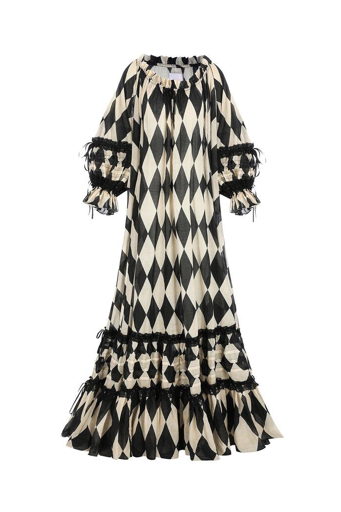 The Harlequin Dressing Gown Chemise