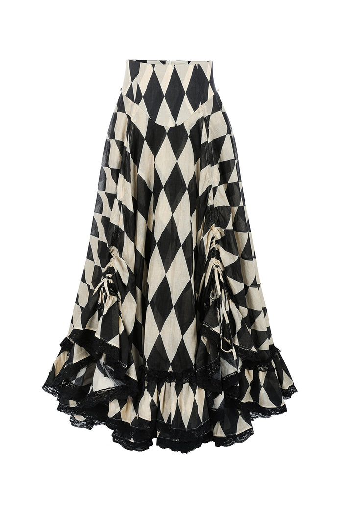 The Harlequin Equestrian Skirt