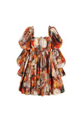 The Impression Flowers Raphaelite Puff Dress