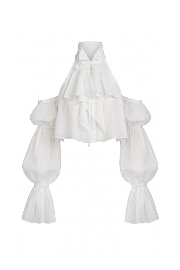 The Ivory Ascot Blouse