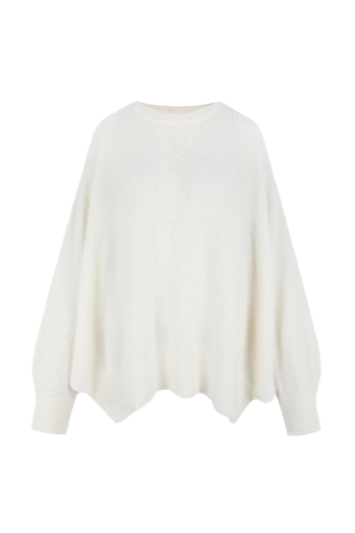 The Ivory Ballet Fuzz Sweater
