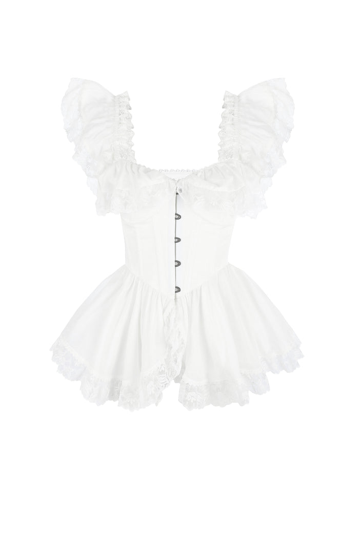 The Ivory Chantilly Corset