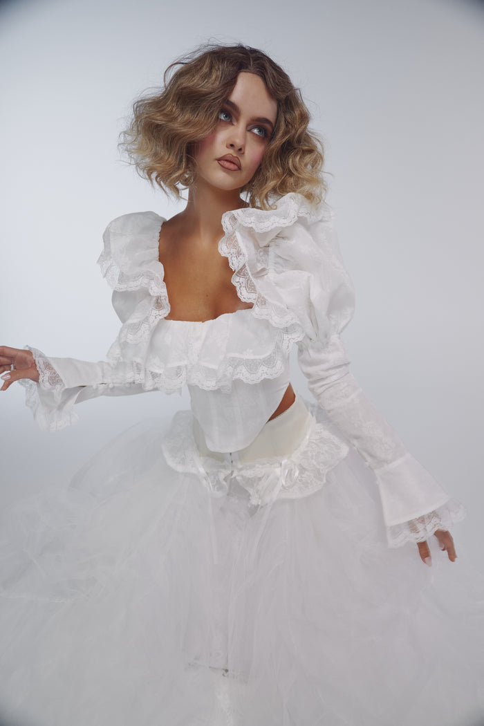 The Ivory Coquette Corset