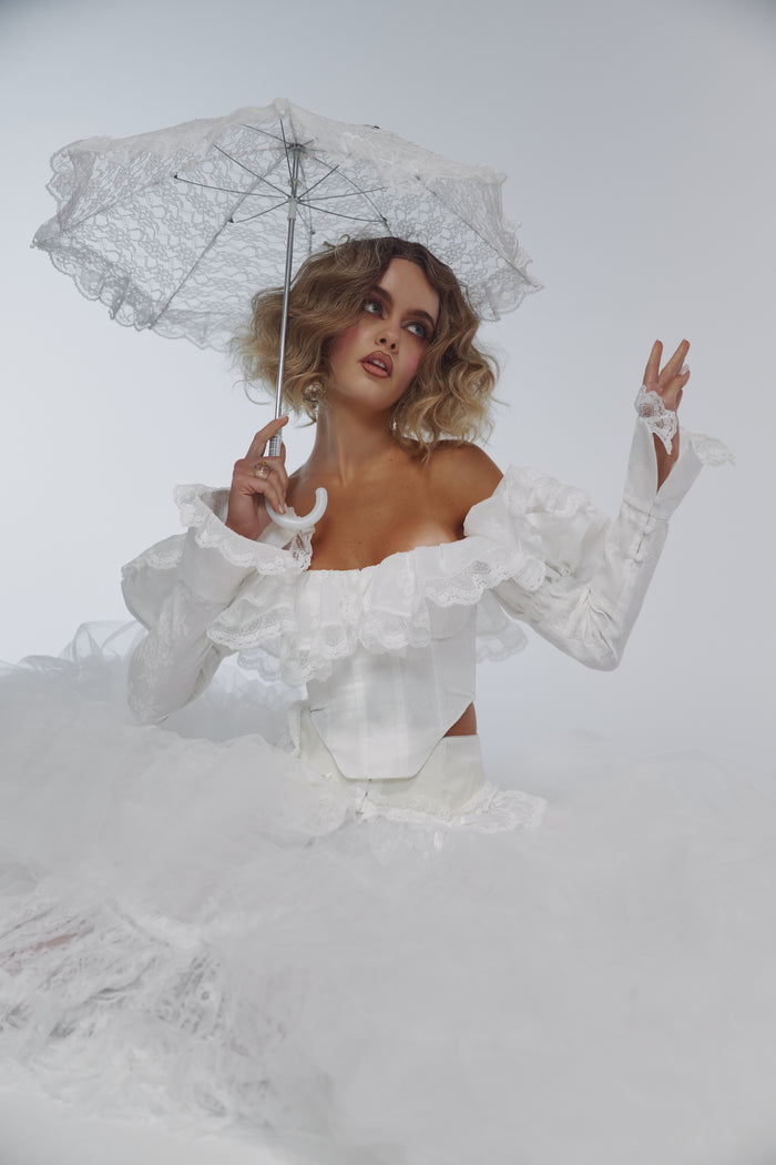 The Ivory Coquette Corset