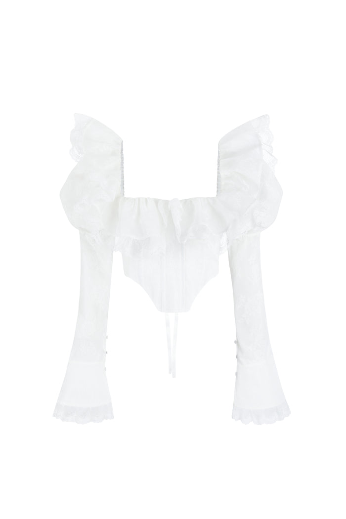 The Ivory Coquette Corset