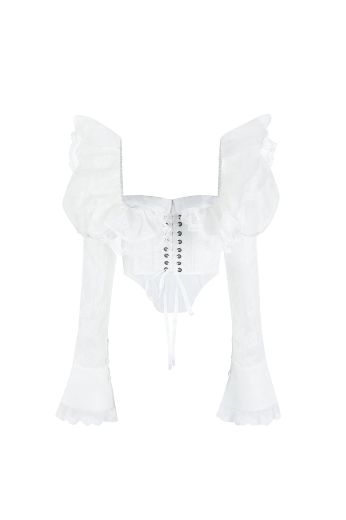 The Ivory Coquette Corset