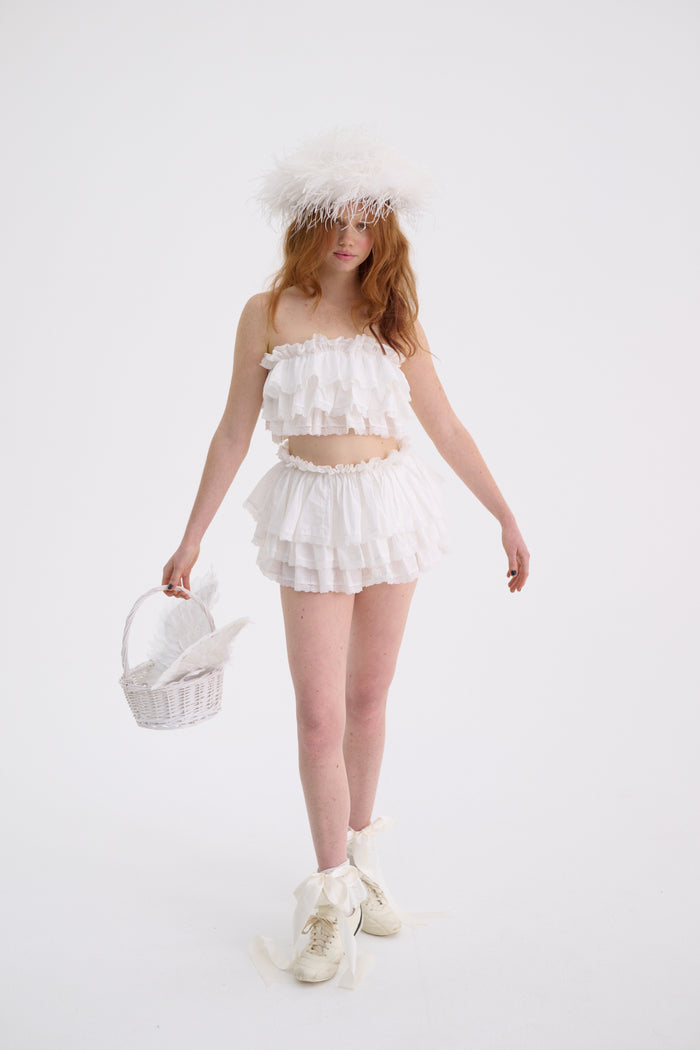 The Ivory Cotton Dauphine Knickers
