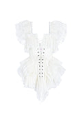The Ivory Cotton Ren Faerie Corset