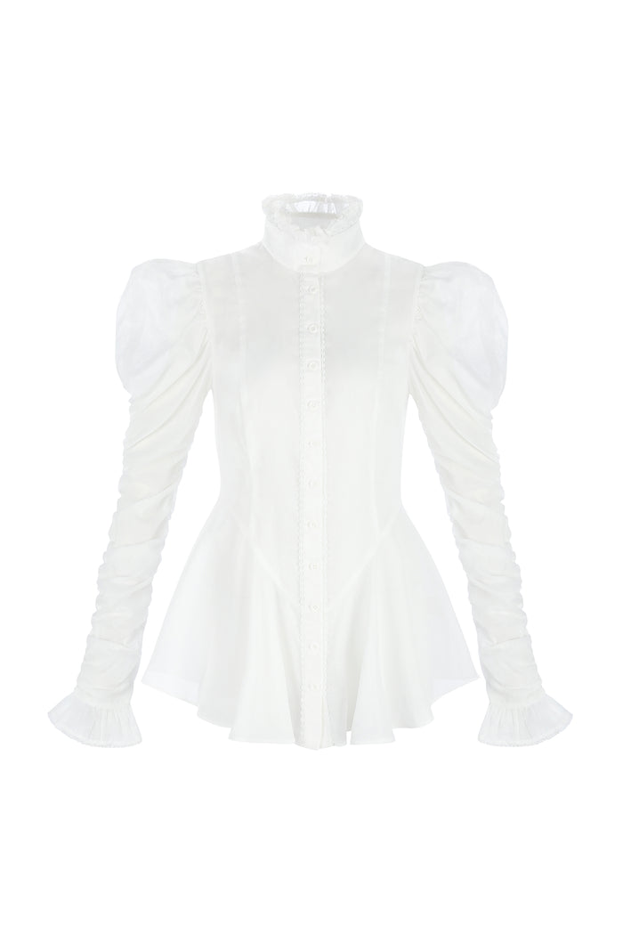 The Ivory Equestrian Blouse