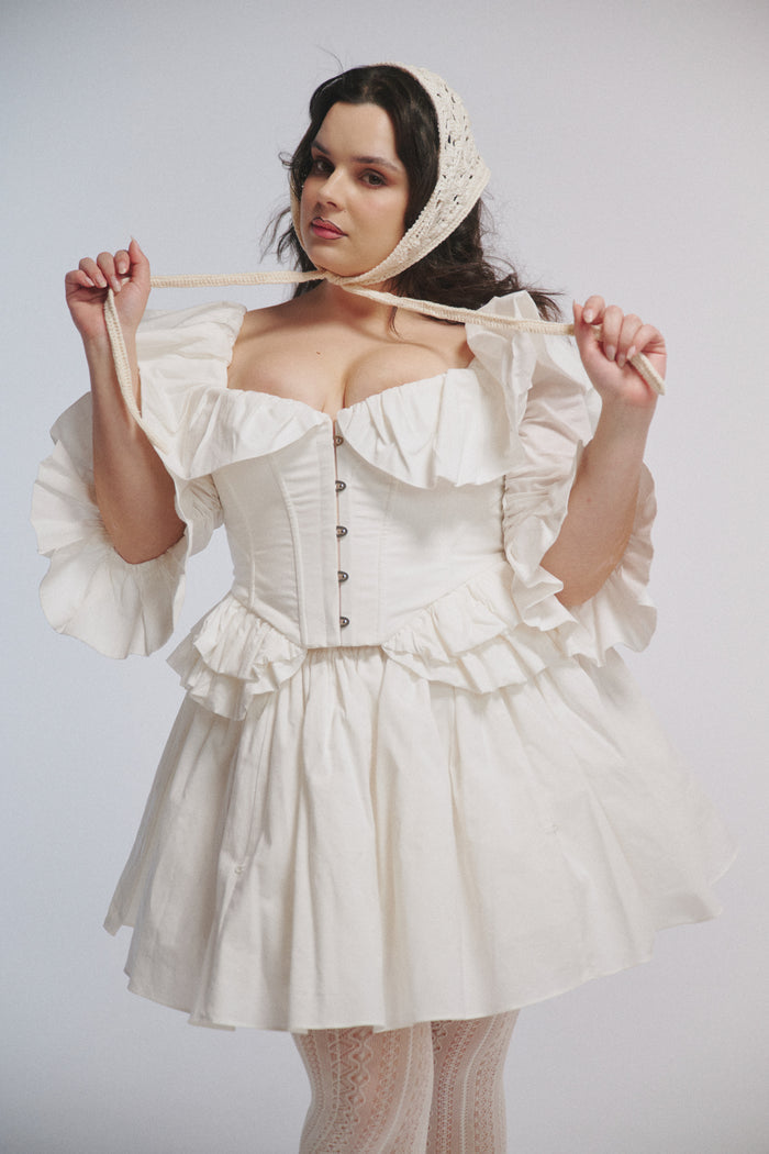 The Ivory Frou Frou Corset