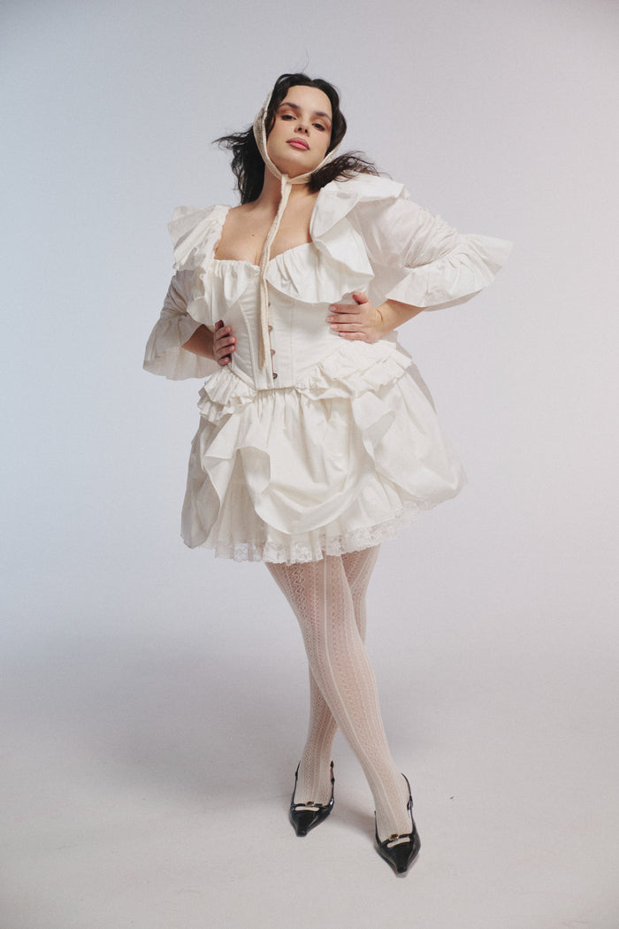 The Ivory Frou Frou Corset