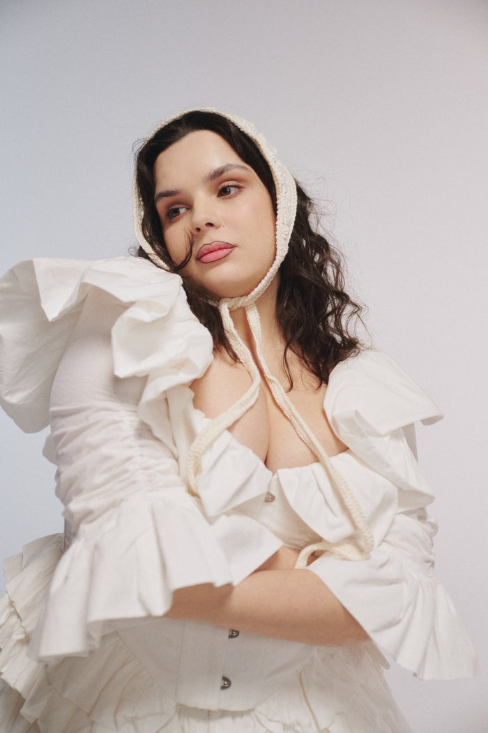 The Ivory Frou Frou Corset