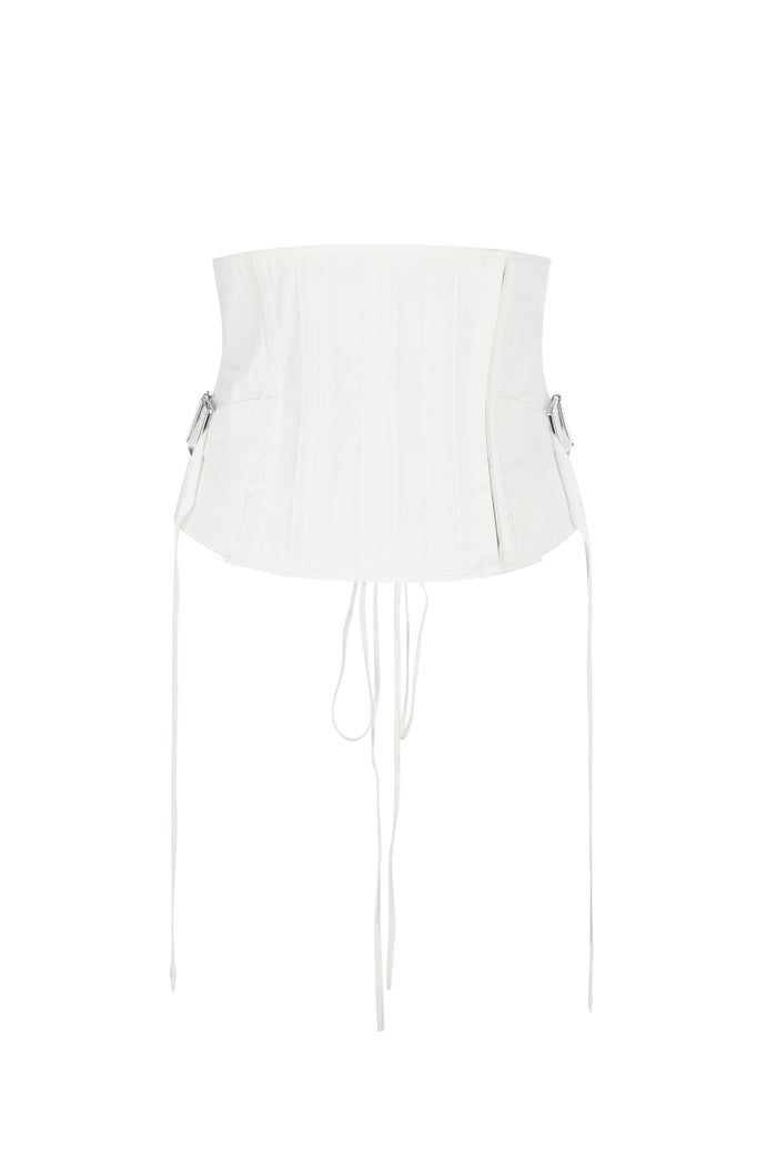 The Ivory Hourglass Waist Corset