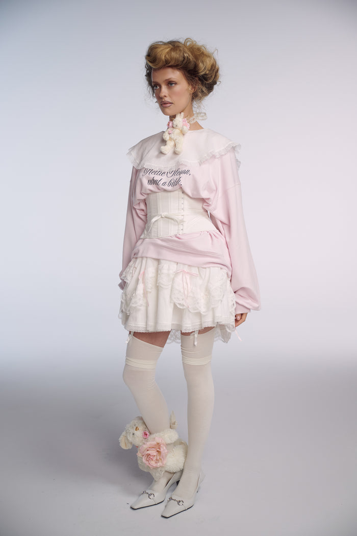 The Ivory Hourglass Waist Corset