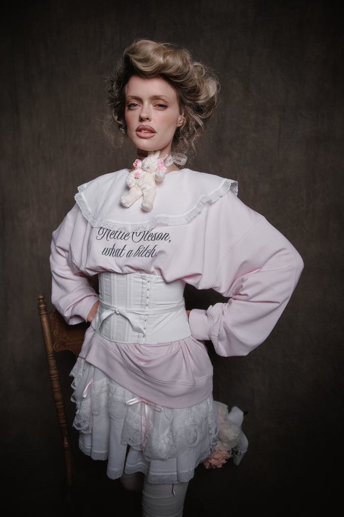 The Ivory Hourglass Waist Corset