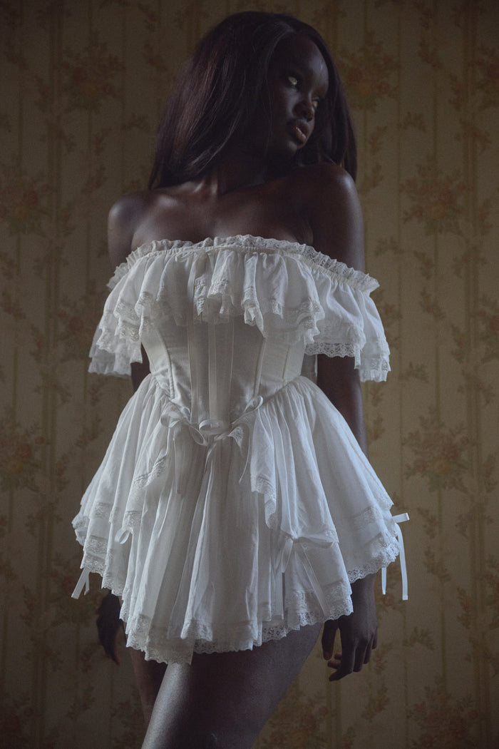 The Ivory Hug Me Mini Dress