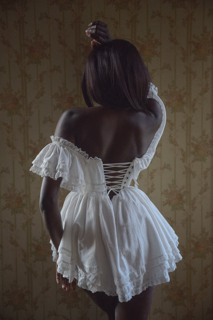 The Ivory Hug Me Mini Dress