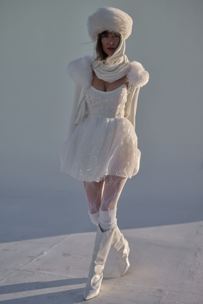 The Ivory Ice Skate Home Cardi