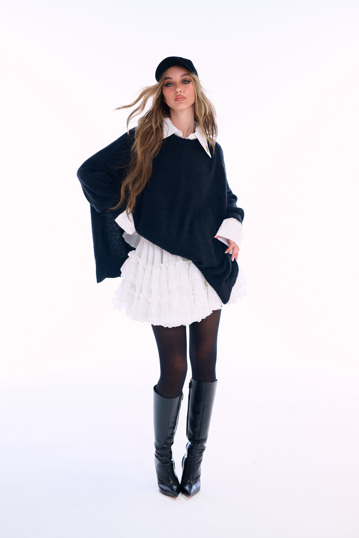 The Ivory Mini Pannier Petticoat