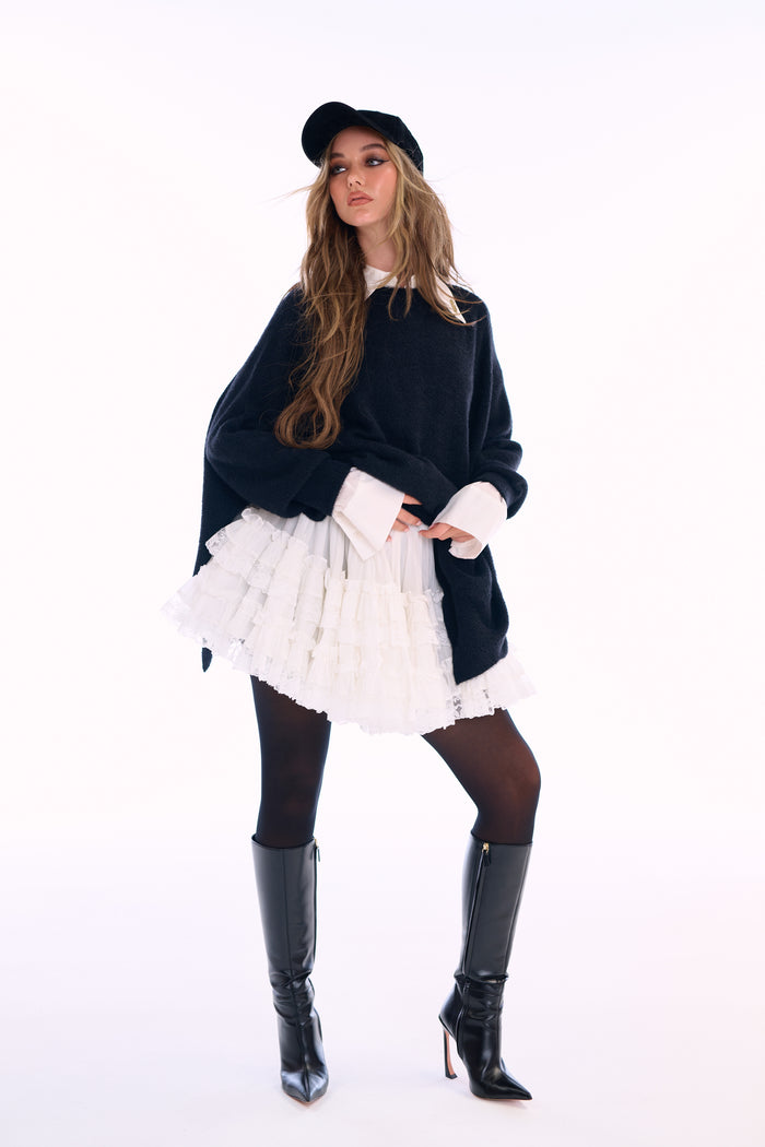 The Ivory Mini Pannier Petticoat