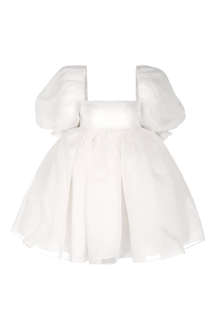 The Ivory Puff Dress