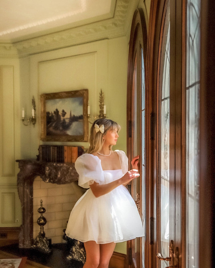 The Ivory Puff Dress