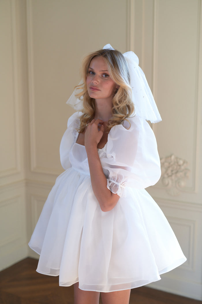 The Ivory Puff Dress